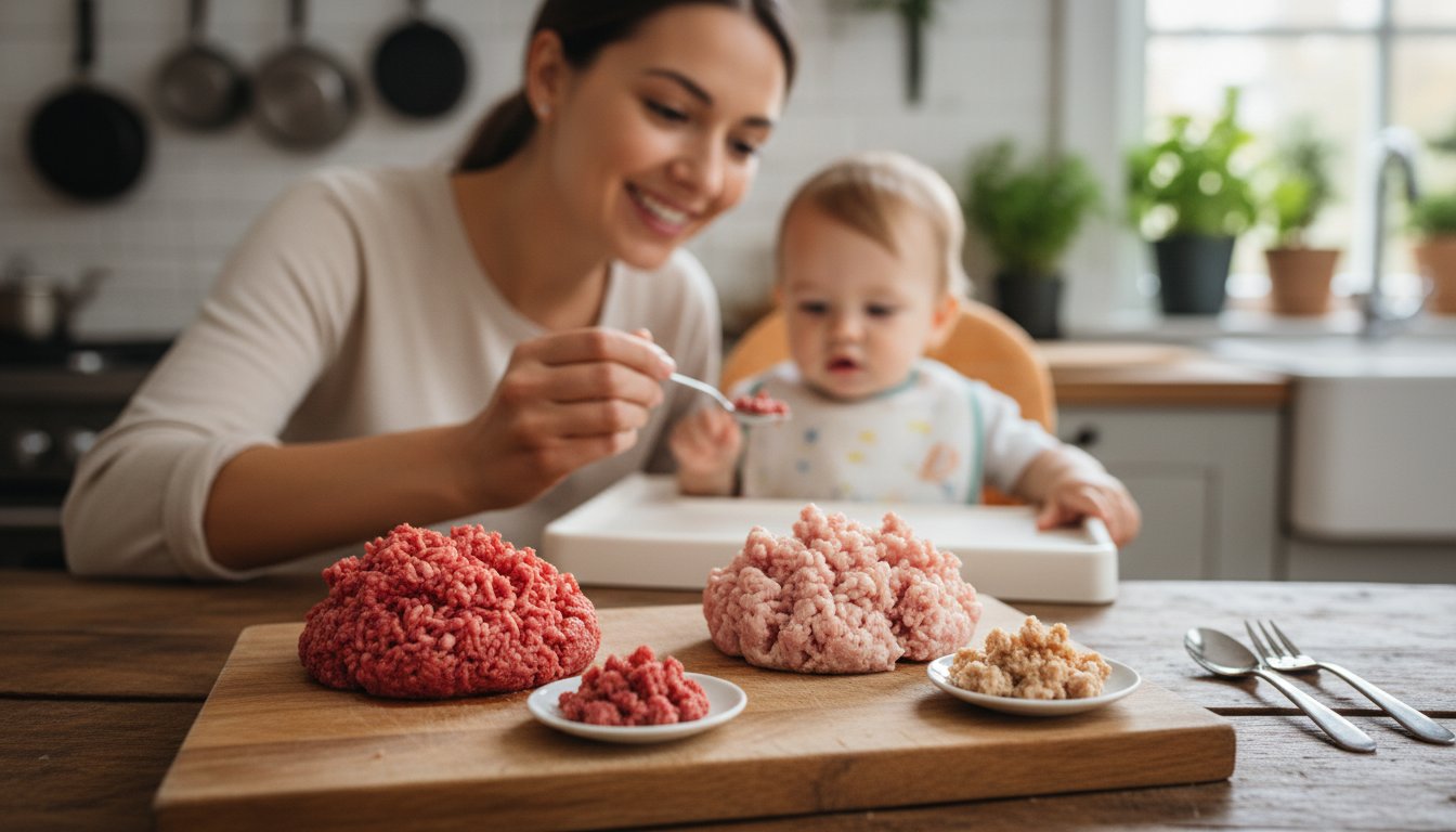 Говяжий или свиной фарш: как не ошибиться при выборе мяса для ребёнка