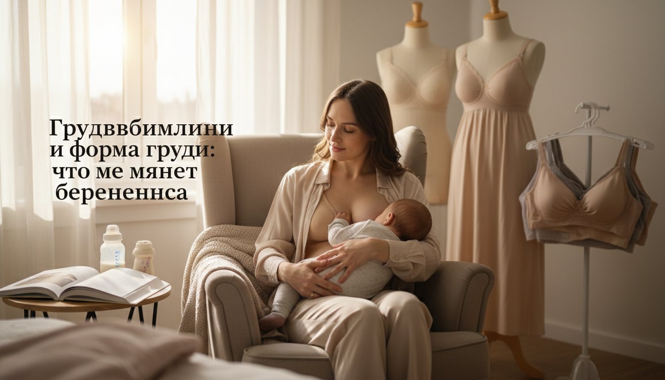 Грудное вскармливание и форма груди: что меняет беременность