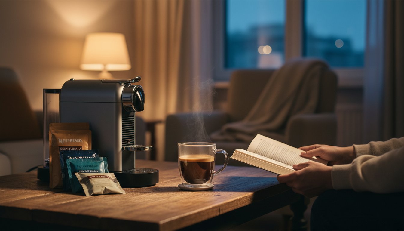 Декаф-капсулы Nespresso: как пить кофе вечером и не жертвовать сном
