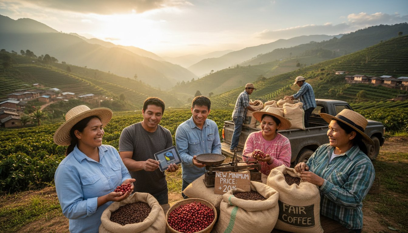 Fairtrade повышает минимальные цены на кофе: что изменится для рынка