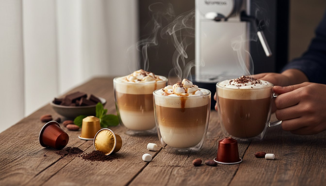 Горячий шоколад и десертные напитки из Nespresso: рецепты и капсулы