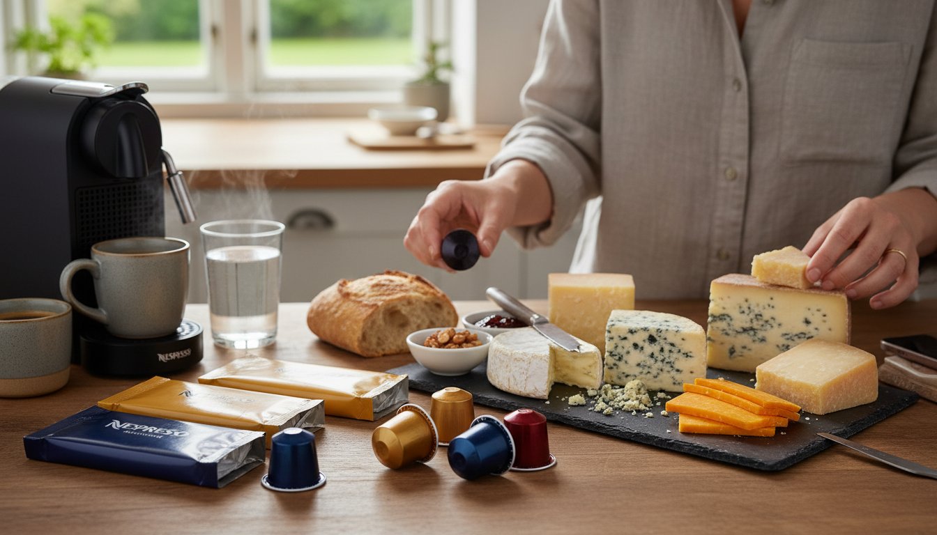Кофе и сыр: как подобрать капсулы Nespresso к разным типам сыра