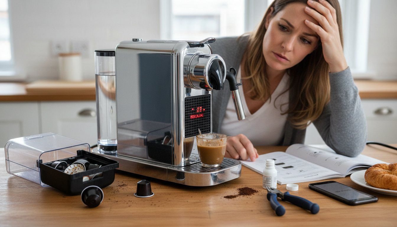 Кофемашина Nespresso не работает: диагностика неисправностей