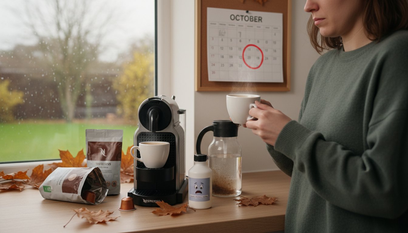 Почему кофемашина Nespresso готовит хуже осенью: причины и решения