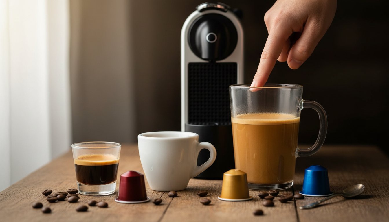 Ристретто, эспрессо, лунго: как кнопка меняет вкус капсулы Nespresso