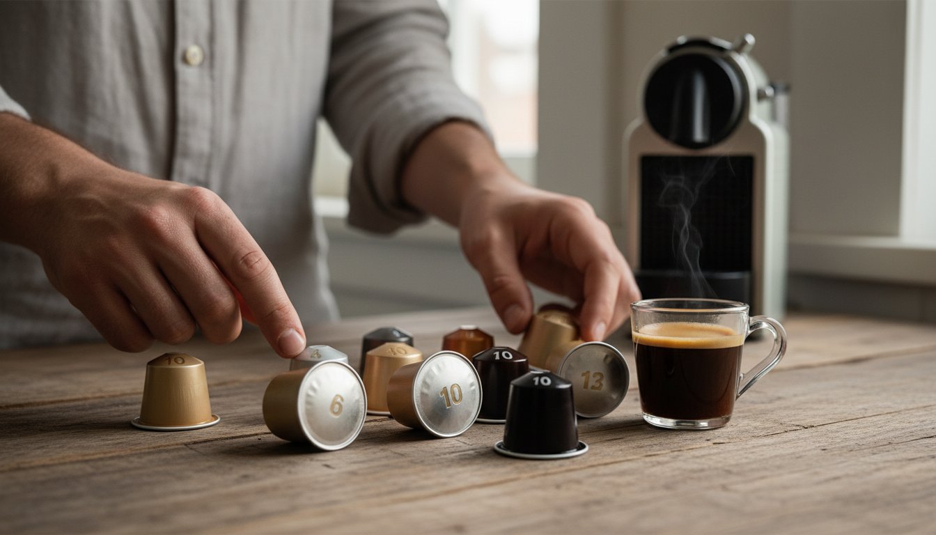 Шкала интенсивности Nespresso: что означают цифры на капсулах