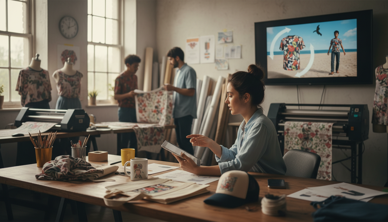 3D-визуализация и видео для повышения продаж в print-on-demand