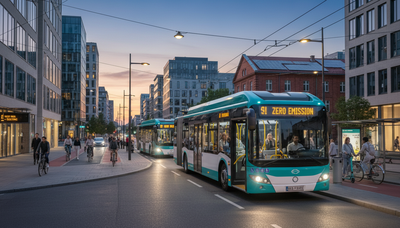 Электрификация общественного транспорта: как города переходят на автобусы с нулевыми выбросами