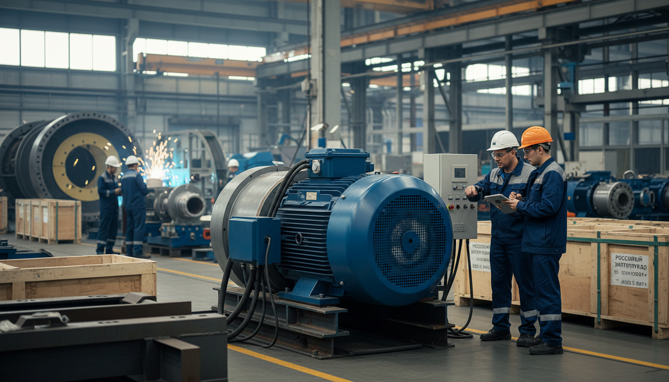 Электродвигатели большой мощности: тренды российского рынка и технологические решения для промышленности