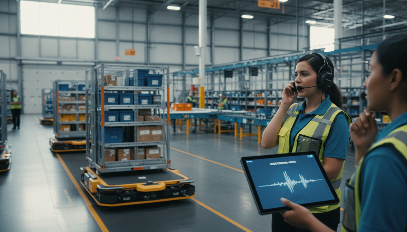 Голосовое управление роботами Amazon: новое поколение Proteus с ИИ для складской автоматизации