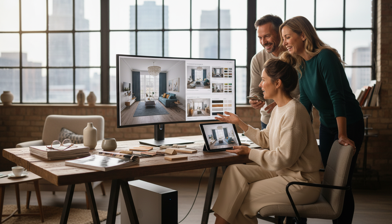 ИИ в дизайне интерьера: как нейросети меняют подход к визуализации и продажам