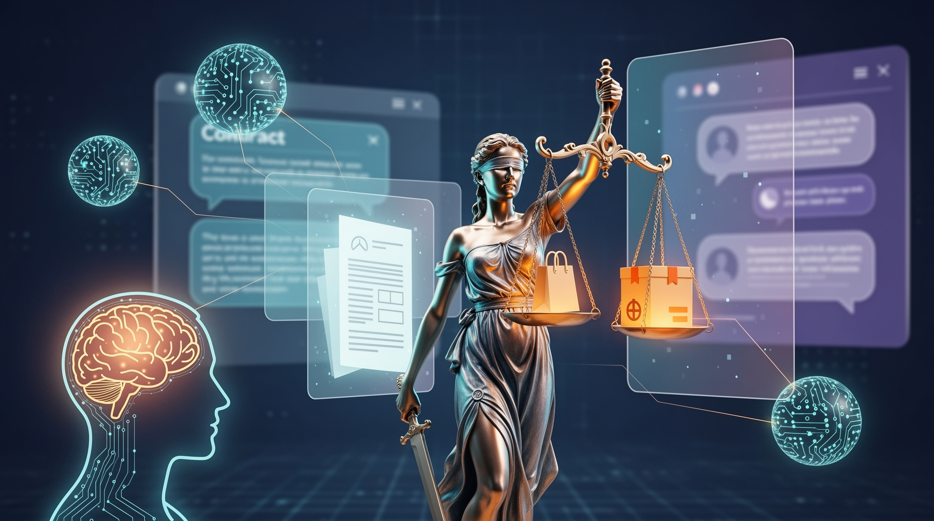 Как ИИ в юриспруденции меняет правила игры в e-commerce: от контрактов до клиентского сервиса