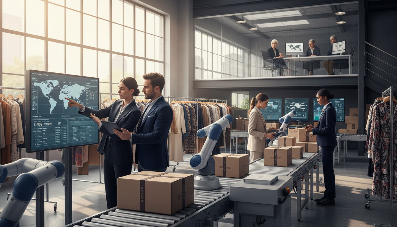 Как люксовые бренды внедряют AI и автоматизацию в управление цепочками поставок
