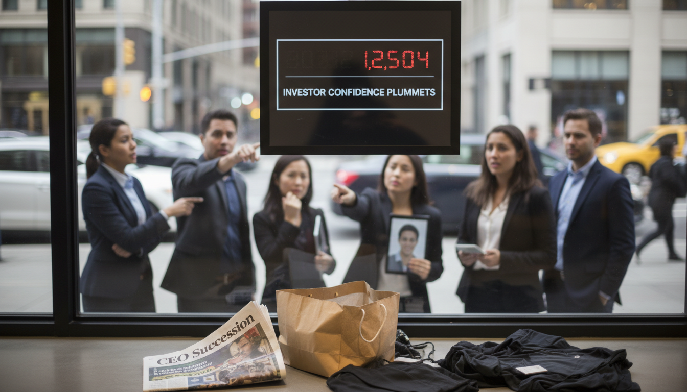 Кризис лидерства в Lululemon: как смена CEO влияет на стоимость компании и доверие инвесторов