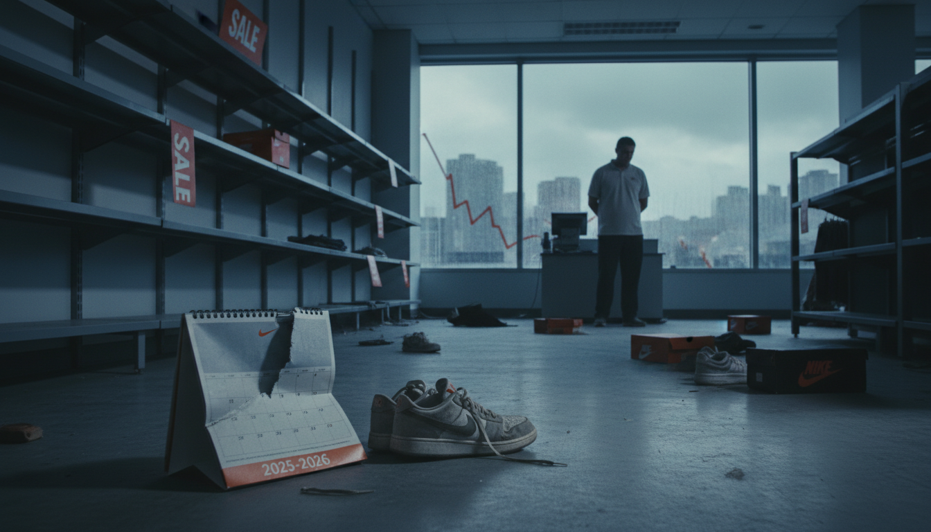 Кризис Nike в 2025-2026 годах: анализ падения рынка и стратегии восстановления