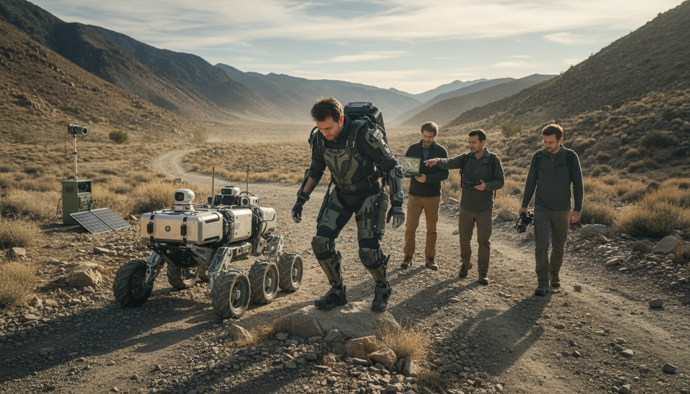 Мобильные роботы и экзоскелеты для пересеченной местности: технологии автономного движения в 2026 году