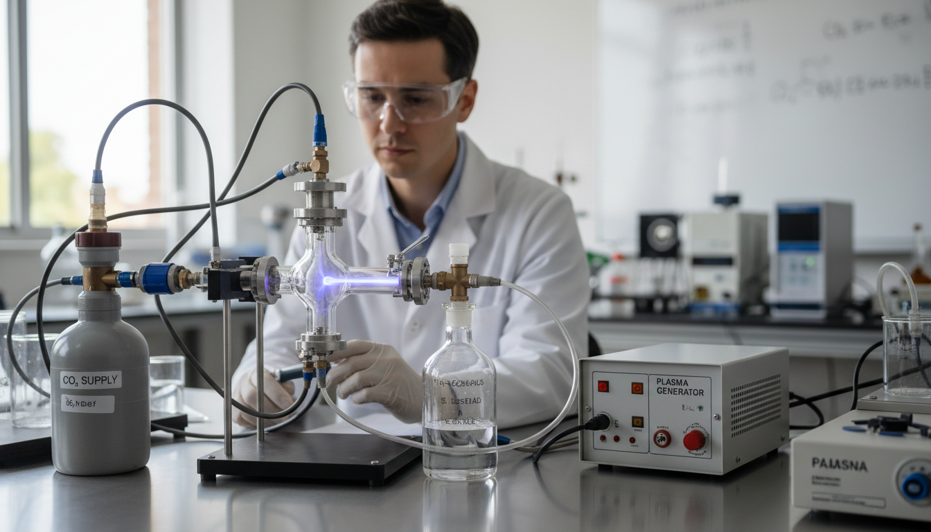 Плазменные технологии переработки CO₂: как углекислый газ превращают в промышленное сырье