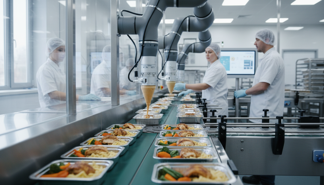 Роботизация пищевой промышленности: технологии автоматизации производства готовых блюд