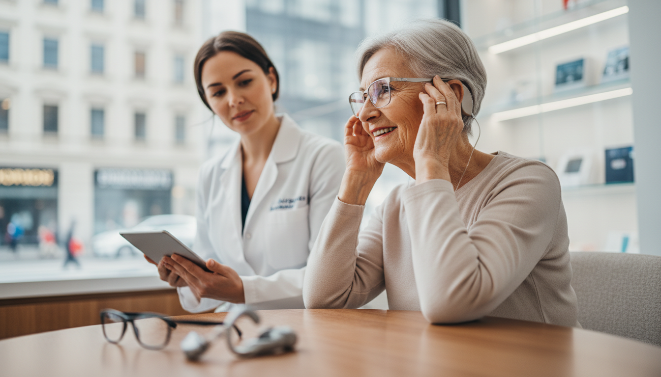 Слуховые очки со встроенными аппаратами: как новая технология меняет рынок медицинских устройств