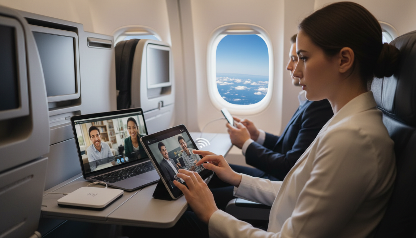 Спутниковый интернет в авиации: как Starlink и конкуренты меняют Wi-Fi на борту самолетов