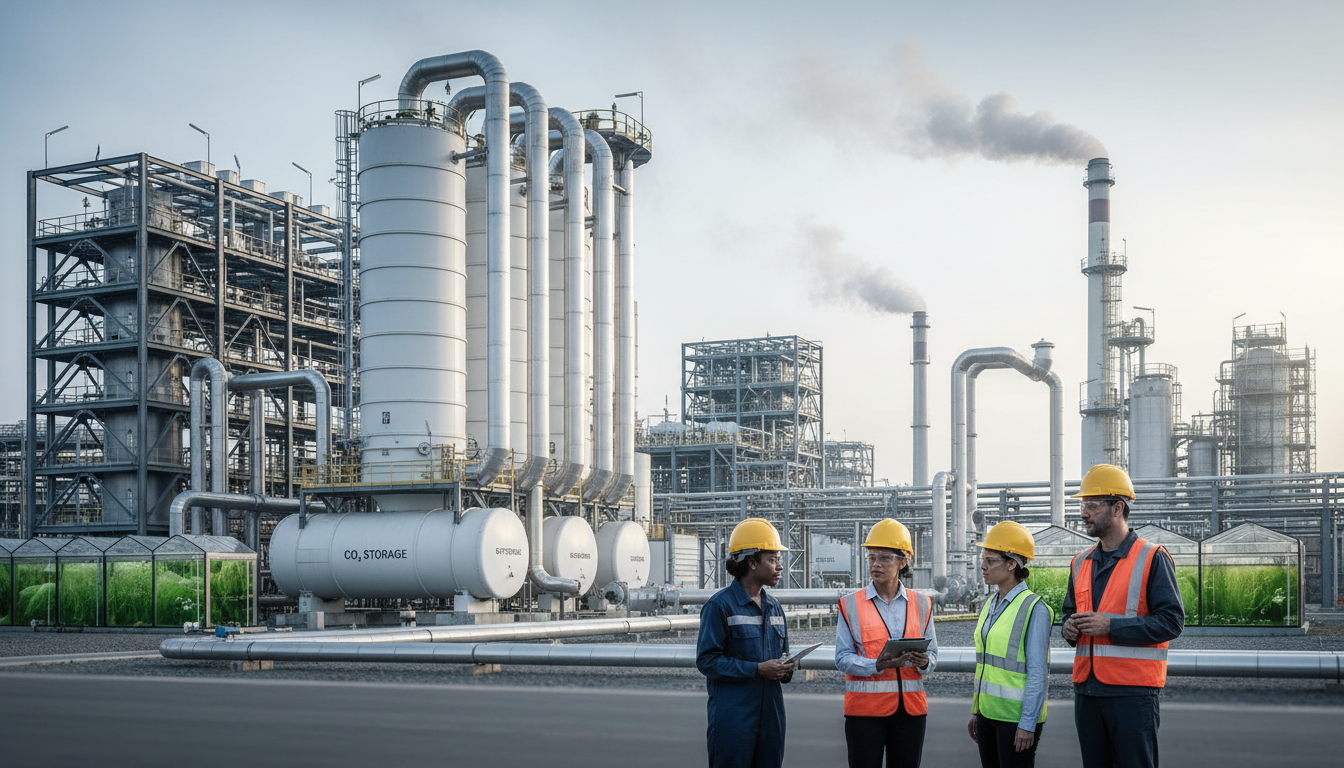 Технологии CCUS: как улавливание углерода меняет промышленность и создает новые рынки