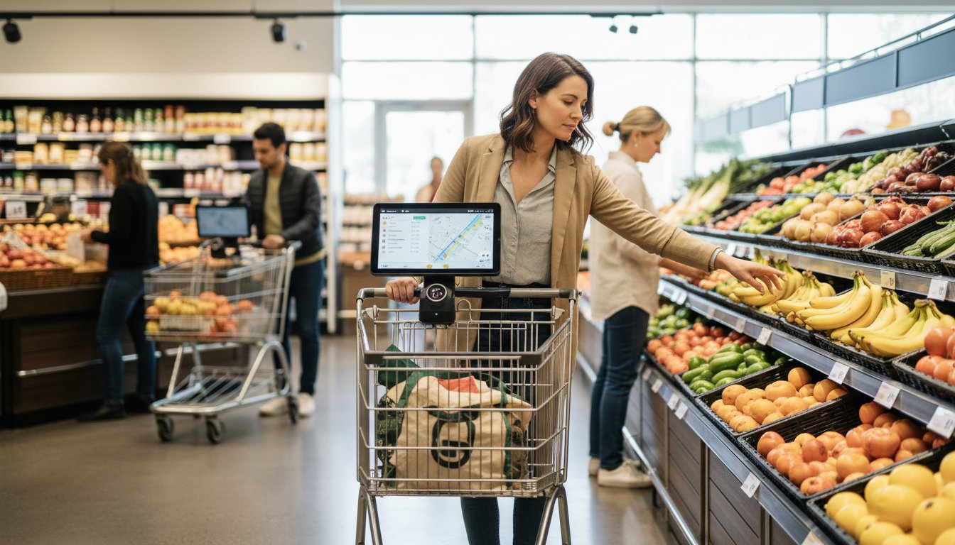 Умная тележка в офлайн-ритейле: как работает Smart Cart