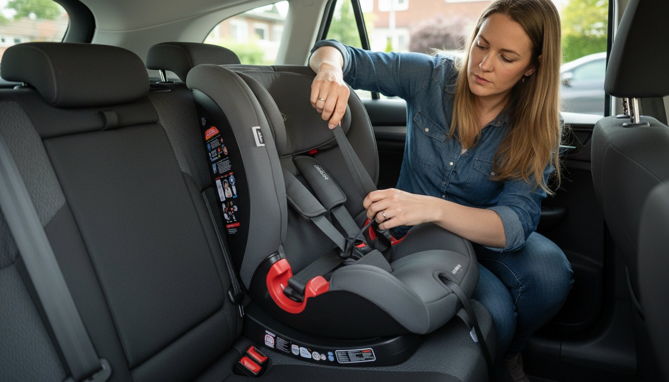 Автокресло без ISOFIX, как правильно установить штатным ремнём