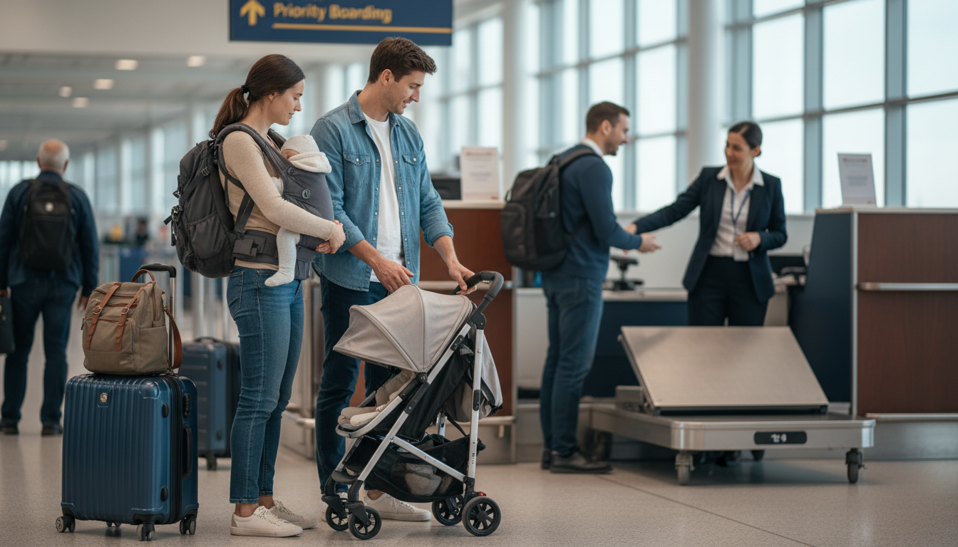 Перевозка детской коляски в самолете: правила авиакомпаний и практические советы для родителей