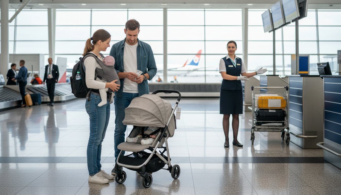 Правила провоза детских колясок в самолете: что изменилось в 2024 году