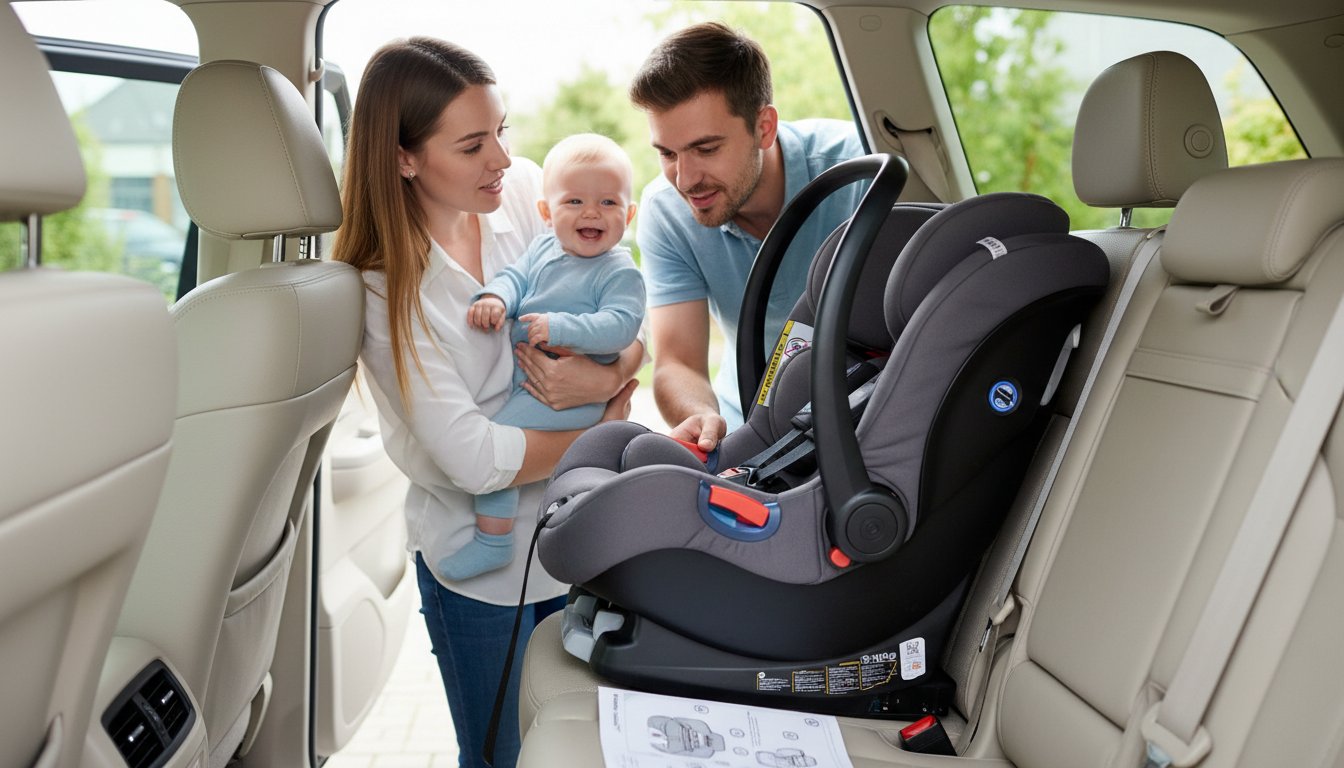 Установка детского автокресла: подголовник, ISOFIX, совместимость