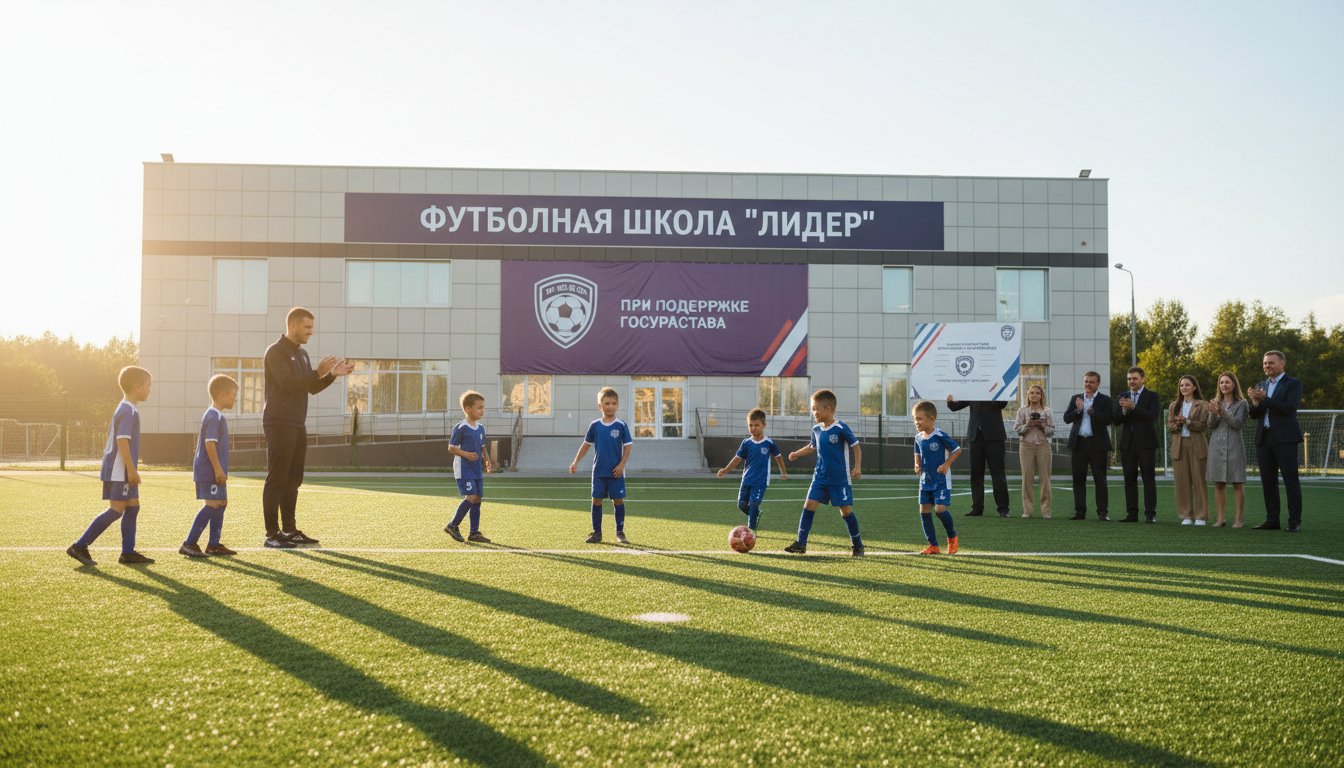 Государственная поддержка для франшизы футбольной школы