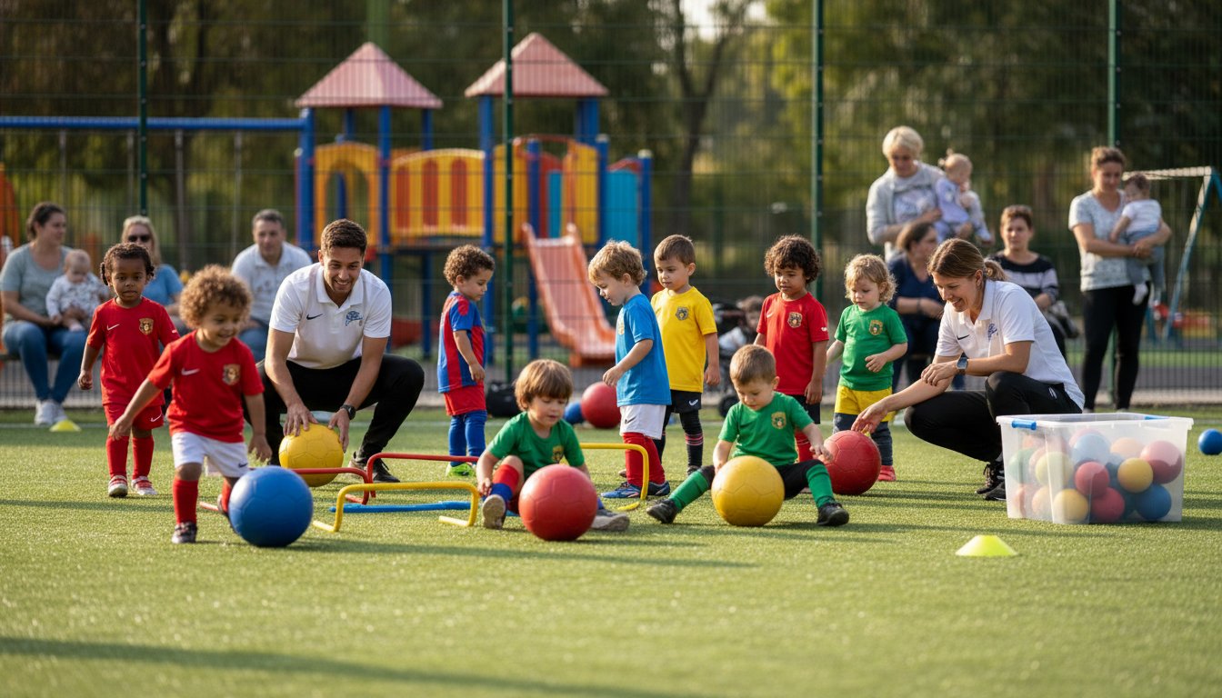 Группы 3-6 лет в футбольной школе: отдельный продукт со своей логикой