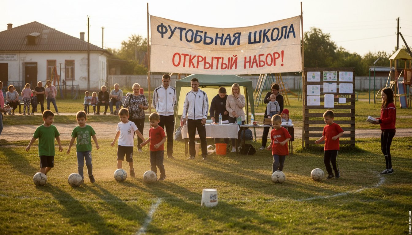 Офлайн-каналы набора для футбольной школы: без рекламного бюджета