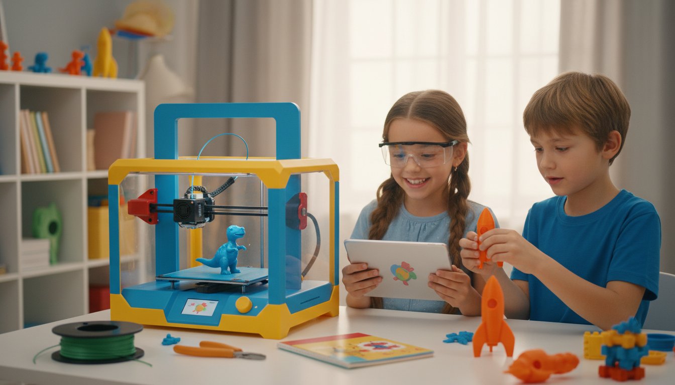 Безопасные 3D-принтеры для детей: как выбрать первое устройство для творчества и обучения