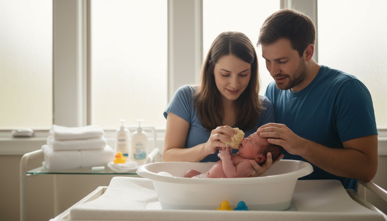 Первое купание новорожденного: пошаговая инструкция для молодых родителей