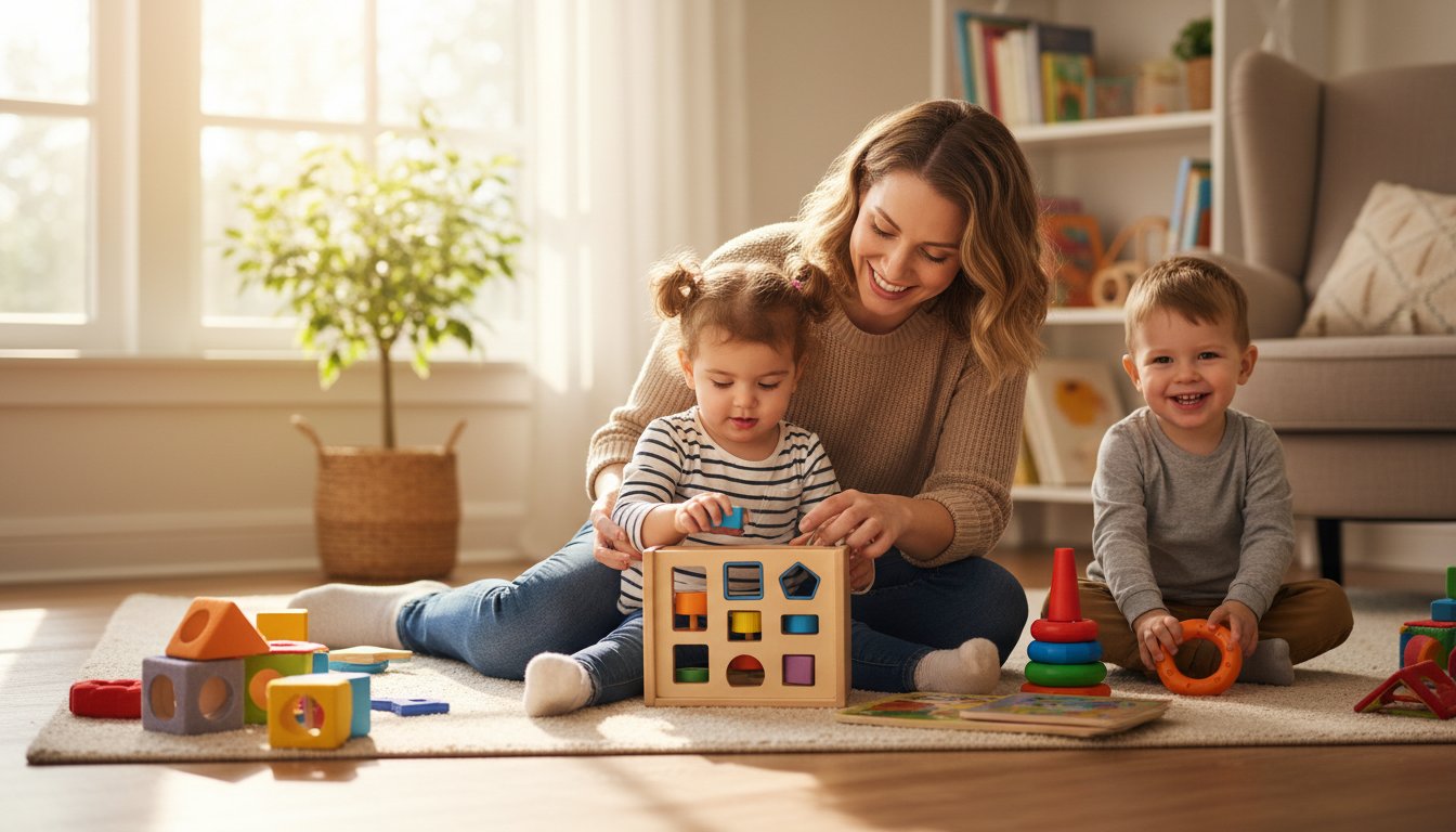 Развивающие игры для детей 2-3 лет: что выбрать и как играть