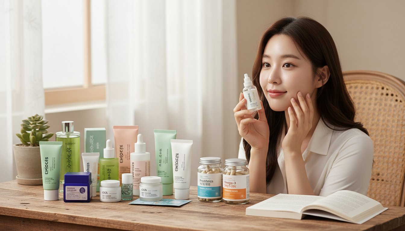 K-beauty для кожи, склонной к высыпаниям: косметика и добавки